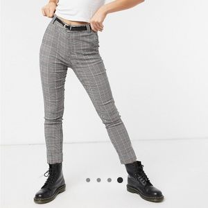 Stradivarius Plaid Pants